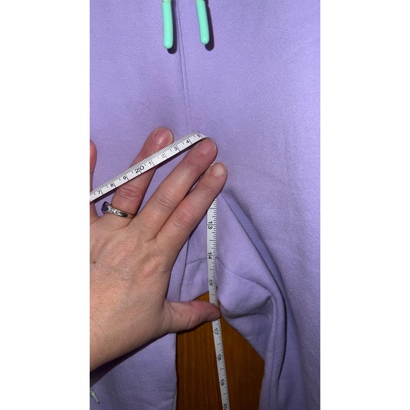 Bad Birdie Sweatpants Womens Small Purple Joggers Lavender Mint Drawcord - Picture 12 of 14